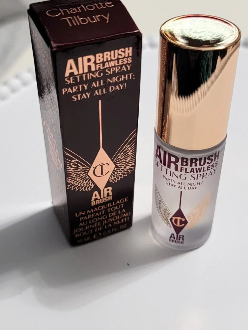 Charlotte‎ Tilbury Airbrush Flawless Setting Spray .5 oz/15ml Mini Size